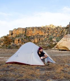 Cloud Up 3 Upgraded - Naturehike® - Tent 3 Persoons - Lichtgewicht Tent - Incl. Grondzeil - 20D 4000MM - Outdoor Kampeertent - Waterdicht - Hiking & Wandelen -Buiten Kamperen 1040x1200 2