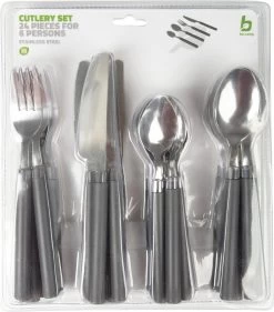 Bo-Camp Bestekset - 24-delig - 6 Persoons