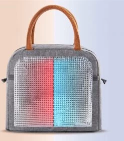 Lunch Bag - Grijs | Koeltas | Polyester / Nylon | 23x15x20 Cm | Fashion Favorite 9 Lunch Bag - Grijs | Koeltas | Polyester / Nylon | 23x15x20 Cm | Fashion Favorite -Buiten Kamperen 1058x1200