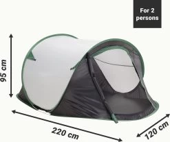 JEMIDI Tweepersoons Pop-up Tent - Opgooitent, Werptent Voor 2 Personen - Ideaal Als Festivaltent Of Kampeertent - Verschillende Kleuren -Buiten Kamperen 1200x1004 1