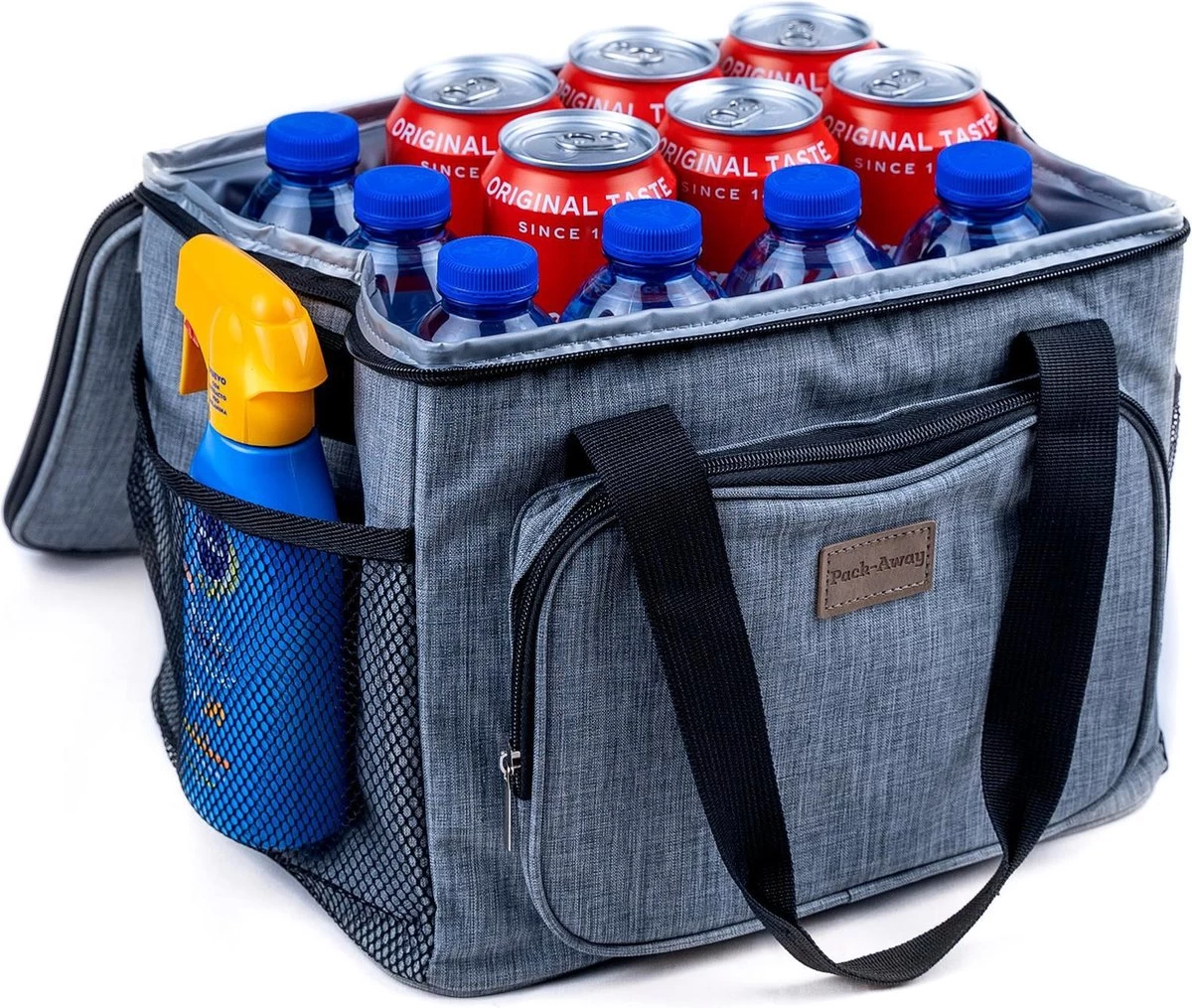 Packaway 4 Laags Geïsoleerde Koeltas - Lunchtas 15 Liter - Grijs 14 Packaway 4 Laags Geïsoleerde Koeltas - Lunchtas 15 Liter - Grijs - Afbeelding 12