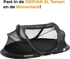 Deryan Cocoon Pop Up Tent - Slaapzak - Luchtbed - Luchtpomp - 4 Persoons - Zilver -Buiten Kamperen 1200x1021