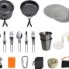 Hikr® Camping Pannenset - Complete 22-delige Kookset - Lichtgewicht - Kookgerei Servies - Outdoor - BPA-vrij - Keukengerei Set 2 Hikr® Camping Pannenset - Complete 22-delige Kookset - Lichtgewicht - Kookgerei Servies - Outdoor - BPA-vrij - Keukengerei Set -Buiten Kamperen 1200x1027
