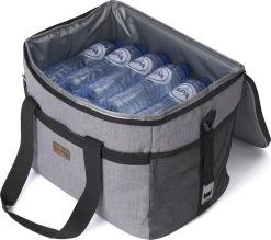 Packaway 4 Laags Geïsoleerde Koeltas - Lunchtas 30 Liter - Grijs -Buiten Kamperen 1200x1062