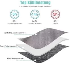 HN® Lunchtas Grijs Pijlen, Geïsoleerde Koeltas, Lekvrij, Extra Grote Opening Voor De Lunch Box, 25×16,5×26cm Design Heren En Dames -Buiten Kamperen 1200x1083 1