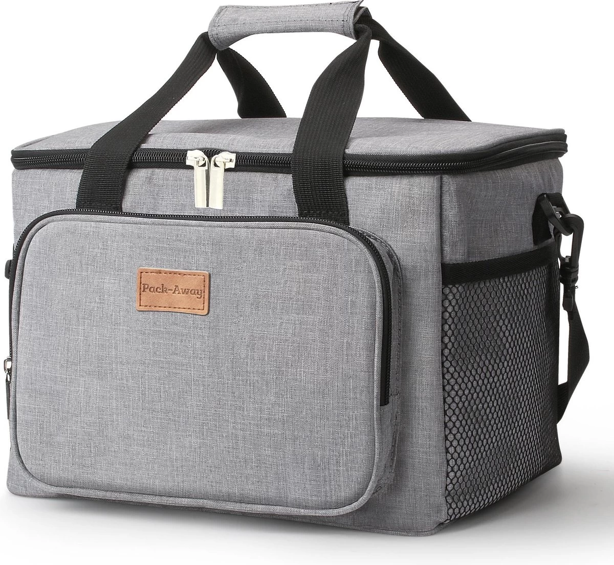 Packaway 4 Laags Geïsoleerde Koeltas - Lunchtas 15 Liter - Grijs 4 Packaway 4 Laags Geïsoleerde Koeltas - Lunchtas 15 Liter - Grijs - Afbeelding 2