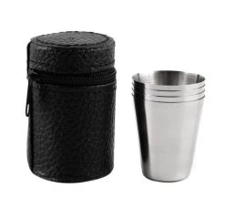 6x Rvs Shot Bekertjes - Borrelglaasjes - Thee/ Koffie Beker - Shotjes Met Leren Case - Bekers 30 ML 10 6x Rvs Shot Bekertjes - Borrelglaasjes - Thee/ Koffie Beker - Shotjes Met Leren Case - Bekers 30 ML -Buiten Kamperen 1200x1111 6