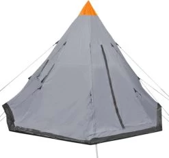 VidaXL Tent 4-persoons Grijs 16 VidaXL Tent 4-persoons Grijs -Buiten Kamperen 1200x1123 3