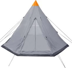 VidaXL Tent 4-persoons Grijs 14 VidaXL Tent 4-persoons Grijs -Buiten Kamperen 1200x1137 2