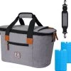 Brisby 4 Laags Geïsoleerde Koeltas - Boodschappentas 21 Liter - Grijs 1 Brisby 4 Laags Geïsoleerde Koeltas - Boodschappentas 21 Liter - Grijs -Buiten Kamperen 1200x1143