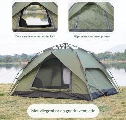 Sens Design Pop Up Tent - Tent - 2-3 Personen -Buiten Kamperen 1200x1146 1