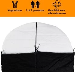 Deryan Cocoon Pop Up Tent - Slaapzak - Luchtbed - Luchtpomp - 4 Persoons - Zilver -Buiten Kamperen 1200x1158 1