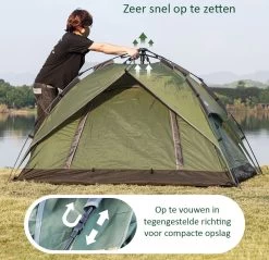 Sens Design Pop Up Tent - Tent - 2-3 Personen -Buiten Kamperen 1200x1161 1