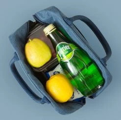 Merkloos Koeltas Lunch - Lunchtas Volwassenen - Kinderen - Lunchtrommel - Picknicktas - Koelzak - Coolbag - Waterdicht - Lunchtas - Koeltasje - Zwart -Buiten Kamperen 1200x1182