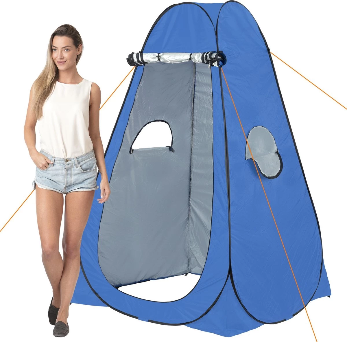 Dutch Mountains Pop-up Omkleedtent -190 X120cm Draagbare Douchetent - Prive-kamer - Multitent 3 Dutch Mountains Pop-up Omkleedtent -190 X120cm Draagbare Douchetent - Prive-kamer - Multitent