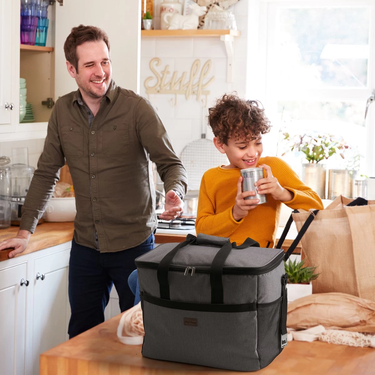 Packaway 4 Laags Geïsoleerde Koeltas - Lunchtas 40 Liter - Grijs 7 Packaway 4 Laags Geïsoleerde Koeltas - Lunchtas 40 Liter - Grijs - Afbeelding 5