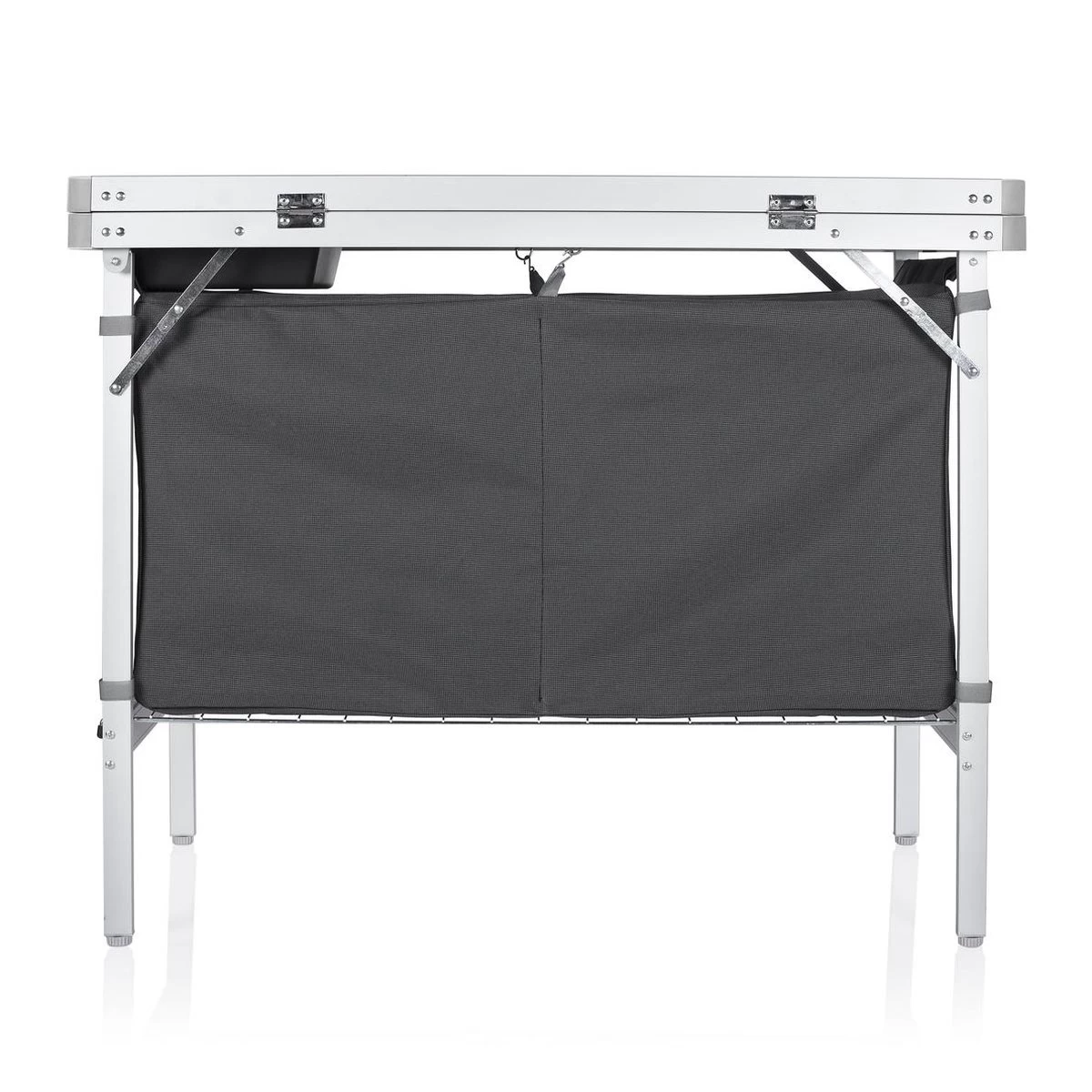 Campart Campingkeuken KI-0757 – Complete Keuken En Campingkast – Opvouwbaar En Inclusief Draagtas - Grijs 9 Campart Campingkeuken KI-0757 – Complete Keuken En Campingkast – Opvouwbaar En Inclusief Draagtas - Grijs - Afbeelding 7