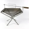 Firekorf + Grill + Spit : Opvouwbare Vuurkorf / Vuurschaal Met Rooster En Spit - Draagbare BBQ - Opbergtas - Kampeer Grill - Kookset -Buiten Kamperen 1200x1200 339