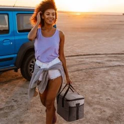 Packaway 4 Laags Geïsoleerde Koeltas - Lunchtas 30 Liter - Grijs -Buiten Kamperen 1200x1200 45