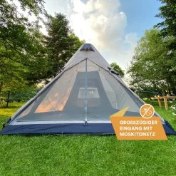 Skandika Tipi Kotona Air Opblaasbare Tent – Opblaasbare Tenten - 4 Persoons Tipi Tent – Tenten - Campingtent – Ingenaaide Tentvloer – Muggengaas – 260 Cm Stahoogte – 490 X 370 X 260 (L X B X H) – Outdoor, Camping, Tuin – Luchttent - Kamperen - Beige 14 Skandika Tipi Kotona Air Opblaasbare Tent – Opblaasbare Tenten - 4 Persoons Tipi Tent – Tenten - Campingtent – Ingenaaide Tentvloer – Muggengaas – 260 Cm Stahoogte – 490 X 370 X 260 (L X B X H) – Outdoor, Camping, Tuin – Luchttent - Kamperen - Beige -Buiten Kamperen 1200x1200 456