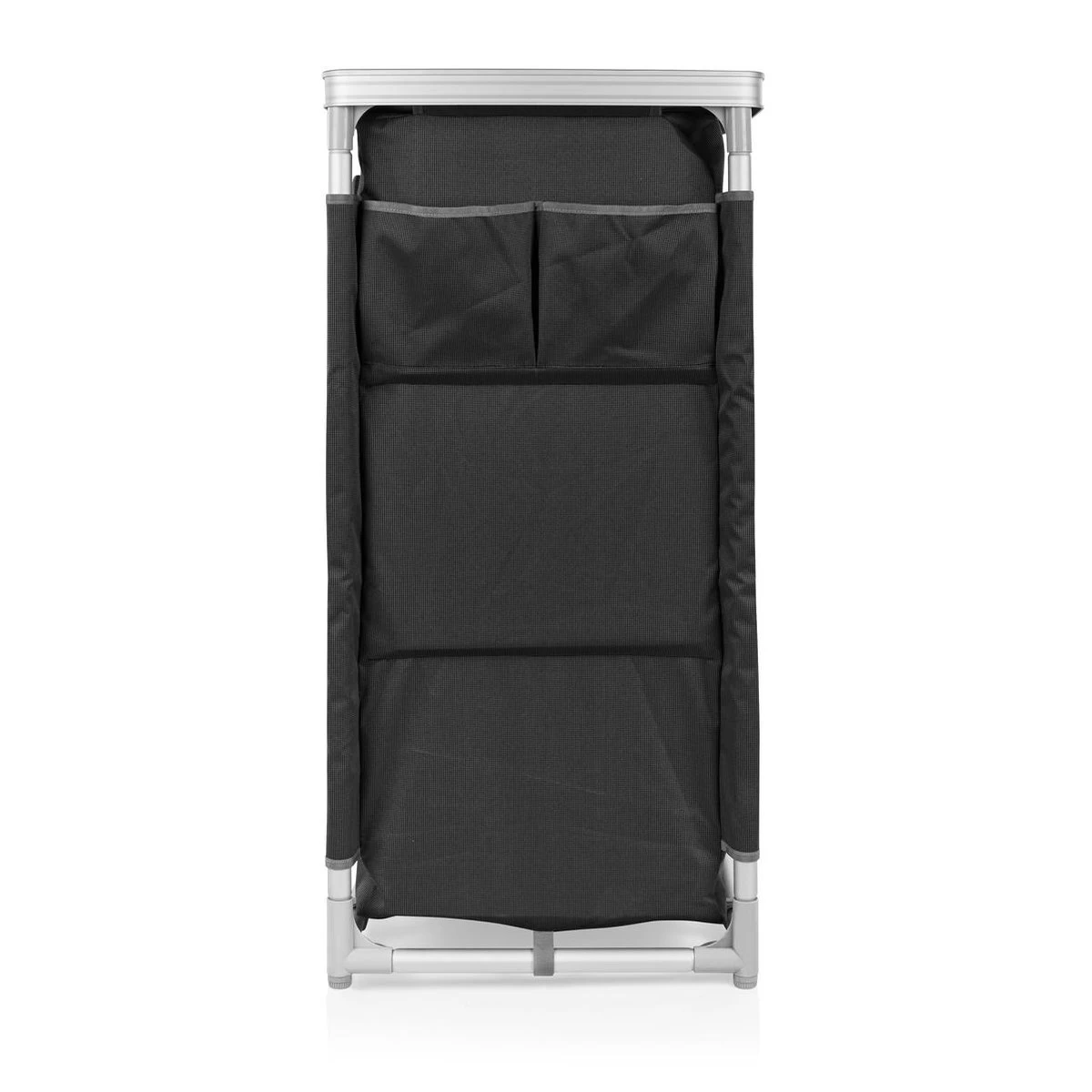 Campart Campingkast CU-0719 – Opvouwbaar En Verstelbaar - 4 Verstelbare Poten - 3 Lagen - Aluminium Frame - Grijs 6 Campart Campingkast CU-0719 – Opvouwbaar En Verstelbaar - 4 Verstelbare Poten - 3 Lagen - Aluminium Frame - Grijs - Afbeelding 4