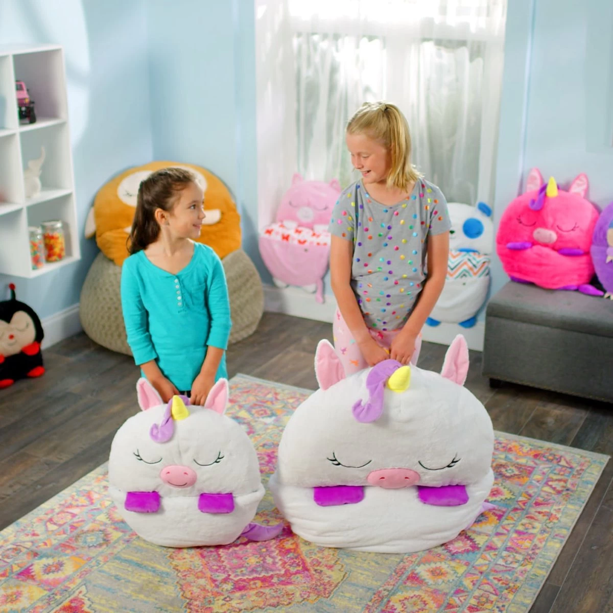 Mediashop Happy Nappers Kinderslaapzak - 2-in-1 Zachte Knuffel En Zomerslaapzak - Roze Eenhoorn Motief Voor Kinderen Van 3 Tot 6 Jaar 4 Mediashop Happy Nappers Kinderslaapzak - 2-in-1 Zachte Knuffel En Zomerslaapzak - Roze Eenhoorn Motief Voor Kinderen Van 3 Tot 6 Jaar - Afbeelding 2