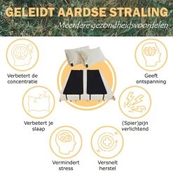 Earthle Volledige Earthing Tweepersoons Aardingsset - 2x Slaapmat + 2x Kussensloop - Aardingsmat - Aarden - Earthing Mat - Aarding - Grounding Mat - Kussensloop - Aardingskussensloop - Combo Deal -Buiten Kamperen 1200x1200 806