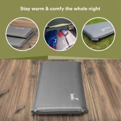 Skandika Easy Single Zelfopblaasbaar Slaapmat – Slaapmat – Slaapmat Zelfopblazend – Logeerbed – Polyester, PVC - Premium Zelfopblazend Luchtbed, Antislip-materiaal, Ideaal Voor Camping – Outdoor, Camping – Kamperen – 196 X 60 X 10 Cm – 3.2kg - Grijs 16 Skandika Easy Single Zelfopblaasbaar Slaapmat – Slaapmat – Slaapmat Zelfopblazend – Logeerbed – Polyester, PVC - Premium Zelfopblazend Luchtbed, Antislip-materiaal, Ideaal Voor Camping – Outdoor, Camping – Kamperen – 196 X 60 X 10 Cm – 3.2kg - Grijs -Buiten Kamperen 1200x1200 812