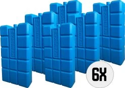 DULA Koelelementen - Blauw - 6 Stuks - 750 Gram - 20x10,5x4cm
