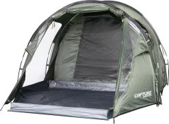 Capture Outdoor, 3-Man XXL Tent "Seikan XTR-3", Voor 3 XXL Personen, 215x400x155cm, DeLuxe Tent En Canvas, "Airflow System", … -Buiten Kamperen 1200x878 2