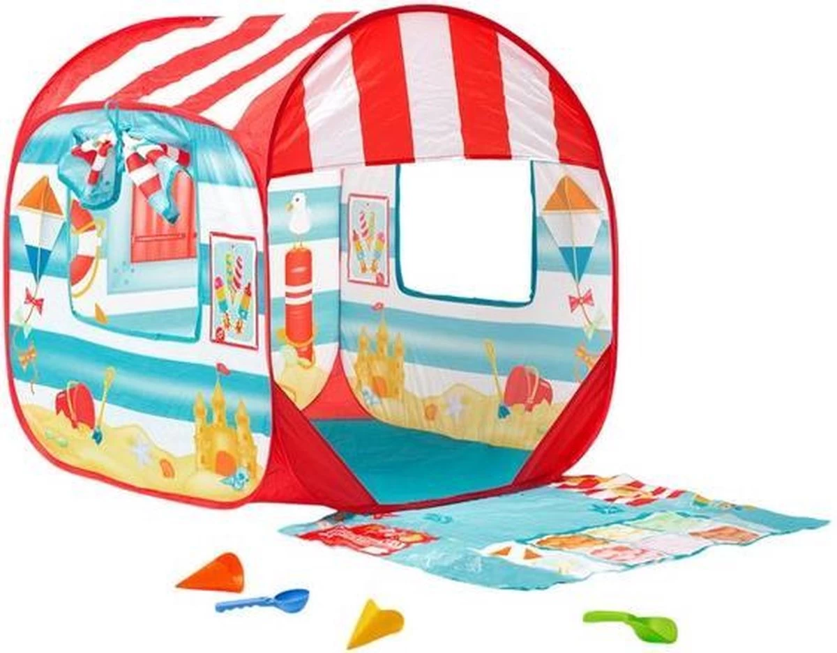 Pop-Up Strandtent: Beach Hut - Speeltent 5 Pop-Up Strandtent: Beach Hut - Speeltent - Afbeelding 3