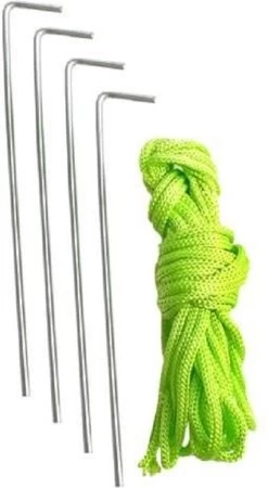 Merkloos 4 In 1 Pop-up Douchetent Voor Omkleden, Douchen, Toilet En Opslag - 1 Persoons Tent - Camping Douche En Omkleedtent - Inclusief Haringen En Draagtas - 190 X 110 X 110 Cm Blauw -Buiten Kamperen 659x1200