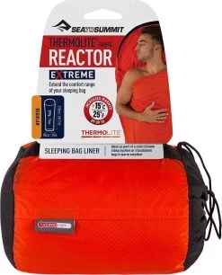 Sea To Summit - Reactor Extreme Thermolite® Mummy Liner - Lakenzak - Extra Verwarmend - Rood -Buiten Kamperen 970x1200