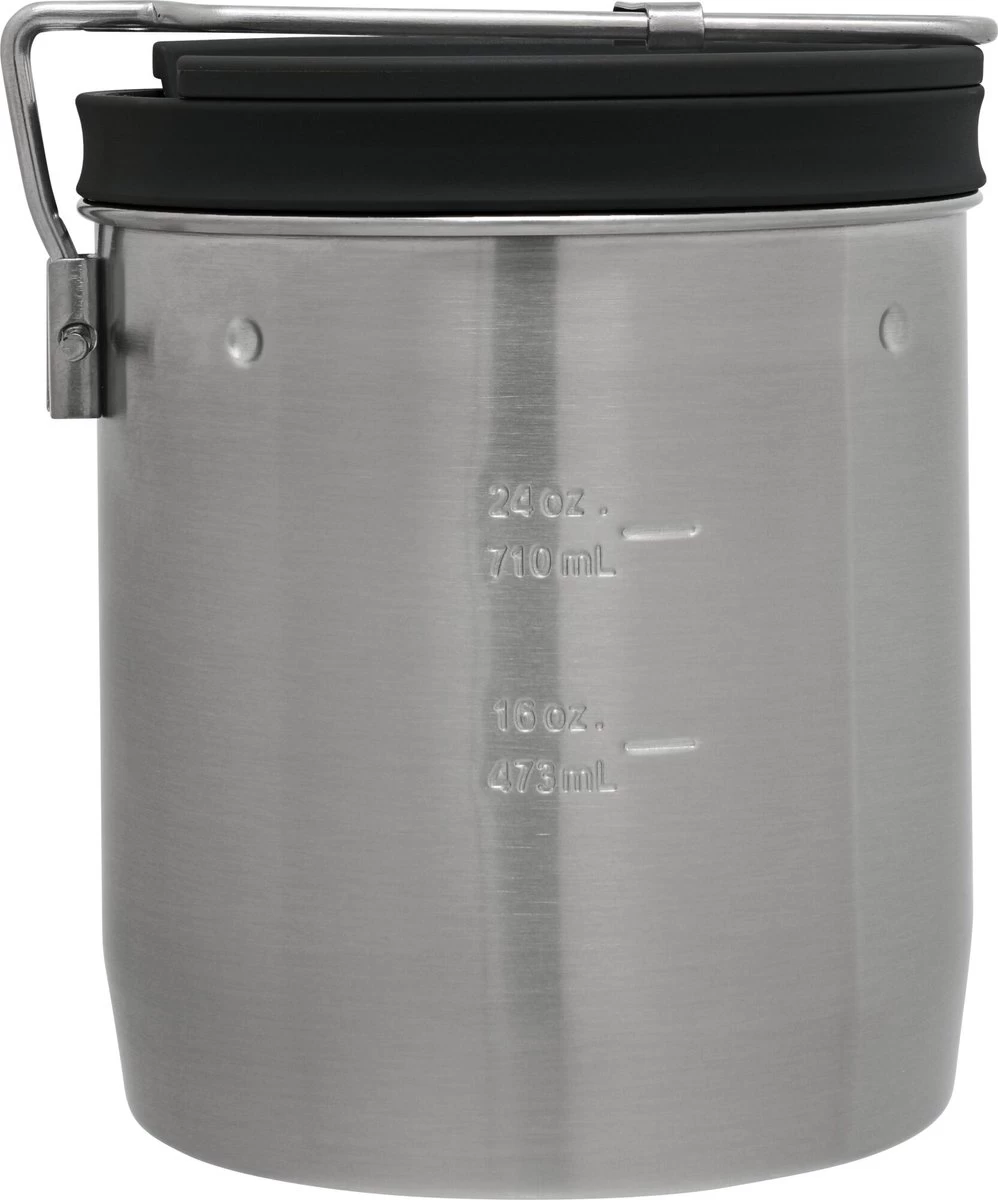 Stanley The Bowl + Spork Compact Cook Set 0.70L - Campingkookset - Stainless Steel 4 Stanley The Bowl + Spork Compact Cook Set 0.70L - Campingkookset - Stainless Steel - Afbeelding 2